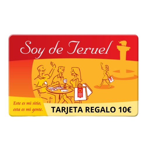tarjeta regalo soy de Teruel