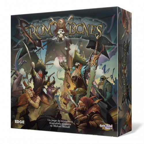 Rum and Bones juego de piratas caja