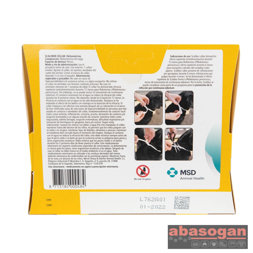 curva ignorar Por adelantado collar antiparasitario scalibor | Abasogan