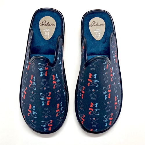 Zapatilla de estar por casa modelo gafas
