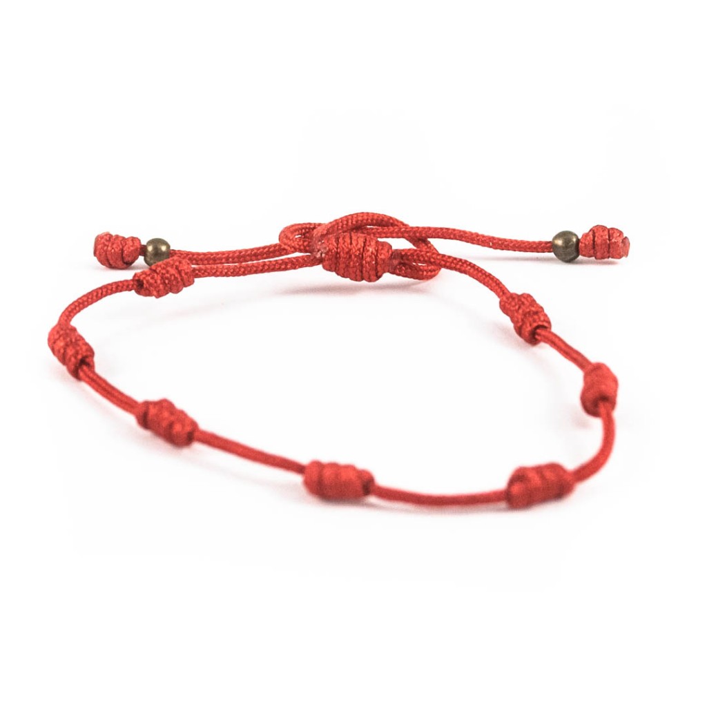 En otras palabras el último afijo Pulsera Roja de los 7 Nudos| Amuleto Protección Energías Negativas |  Ecodiverso