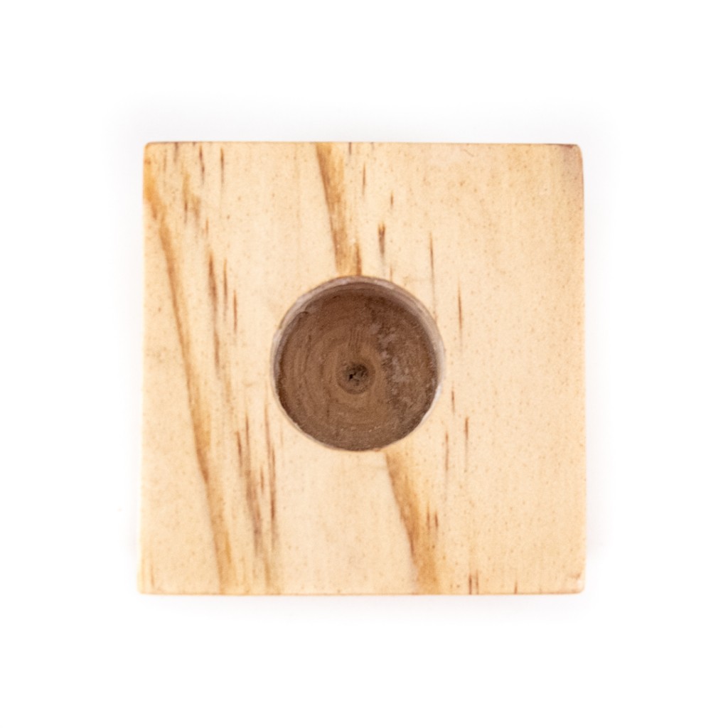 PORTAVELAS DE MADERA
