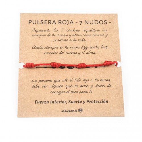 Pulsera de 7 nudos