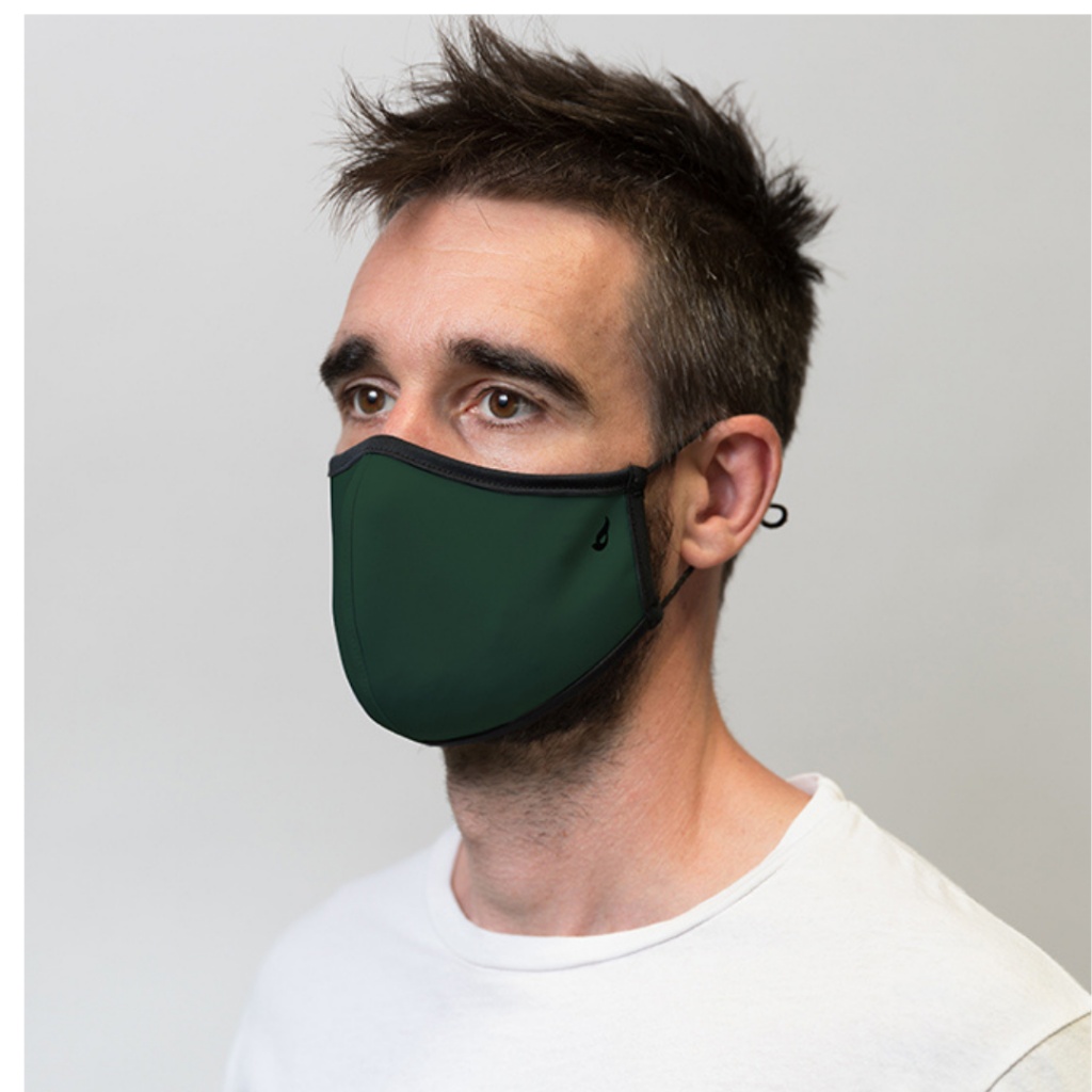 Mascarilla ABBACINO unisex verde