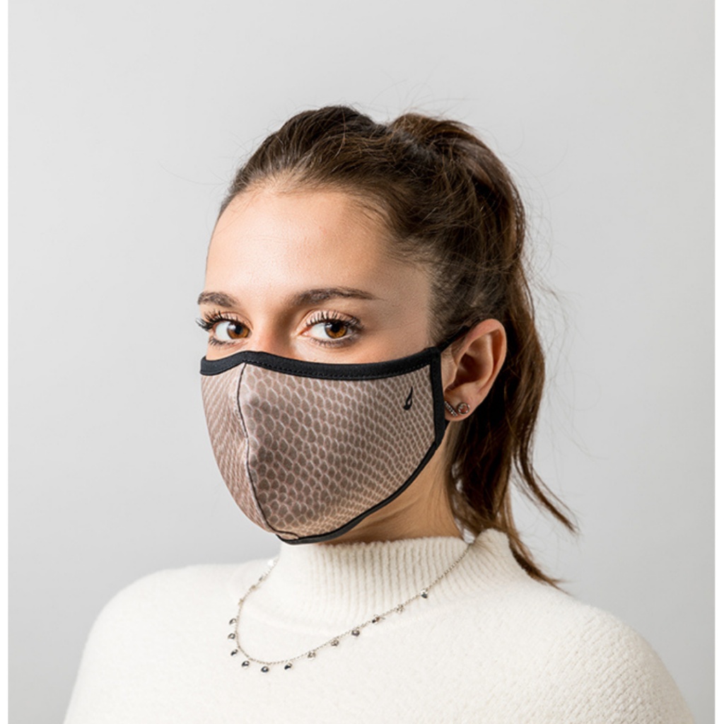 Mascarilla ABBACINO serpiente beige