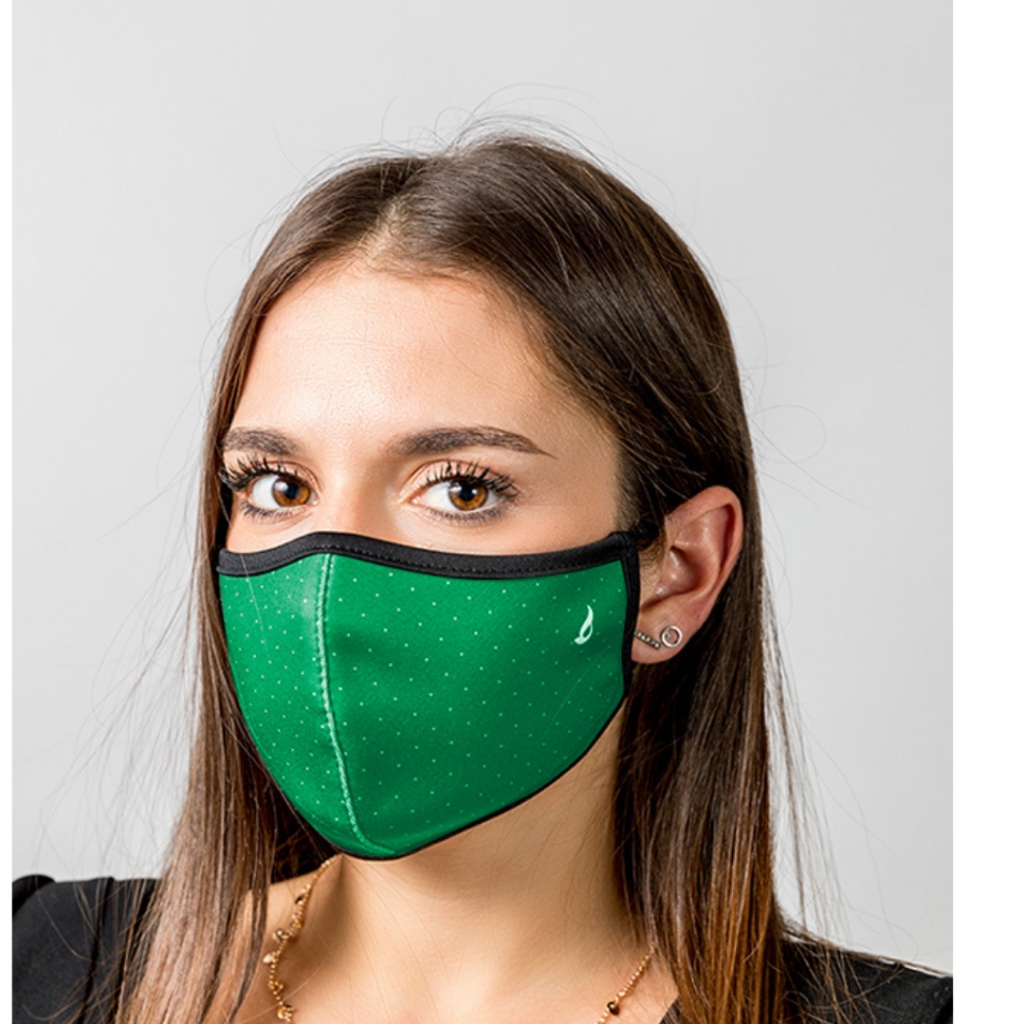 Mascarilla ABBACINO puntos verde