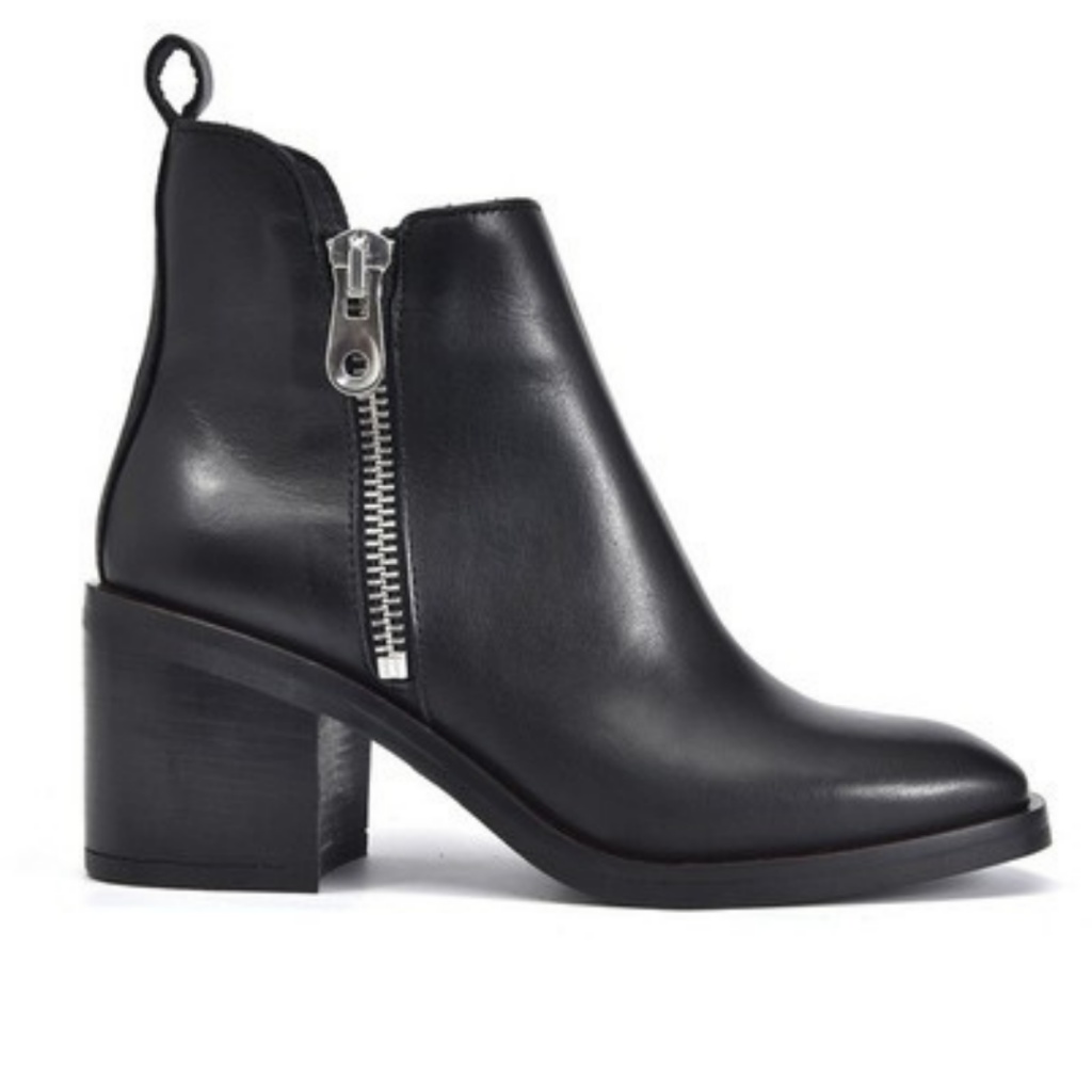 botín mujer piel negro ALPE SHOES