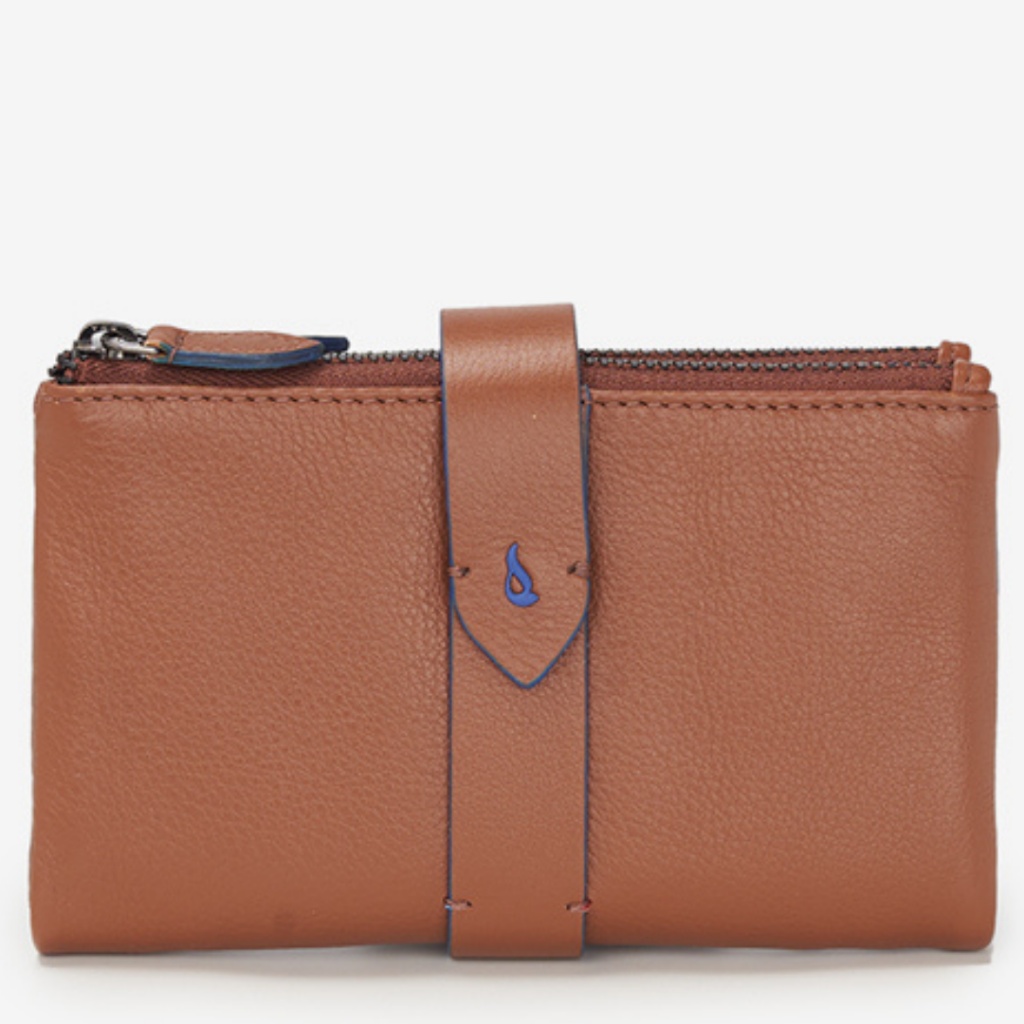 Billetero monedero mediano ABBACINO marrón