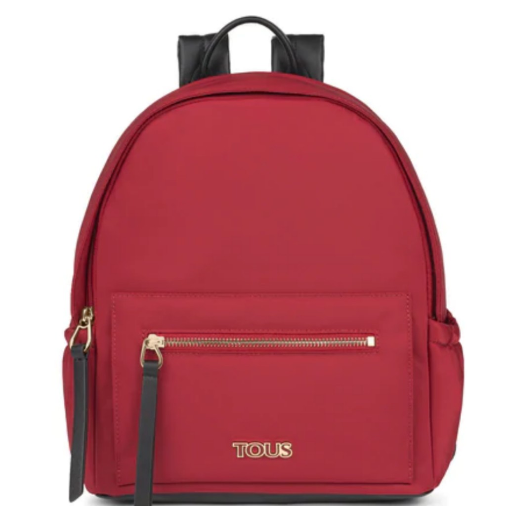 Mochila de mujer TOUS color rojo . Serie Shelby primavera verano 2021 | Complementos