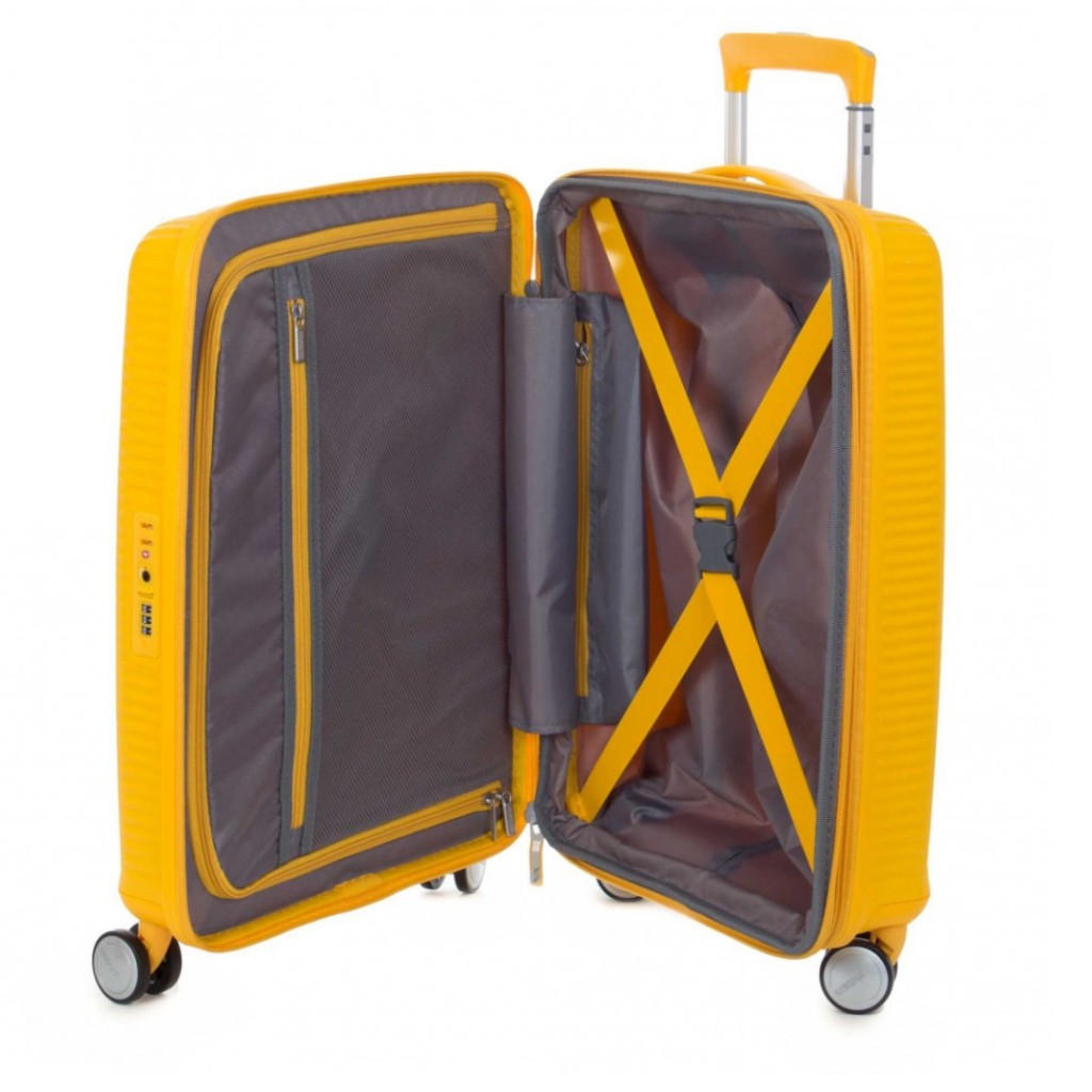 Maleta 55cm cabina amarillo sound box