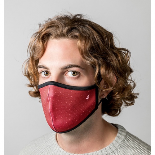 Mascarilla ABBACINO puntos rojo