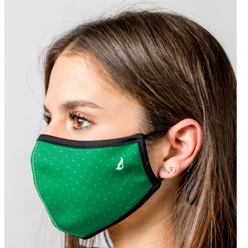 Mascarilla neopreno ABBACINO puntos verde