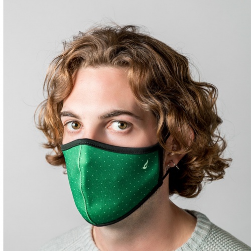 Mascarilla unisex ABBACINO puntos verde