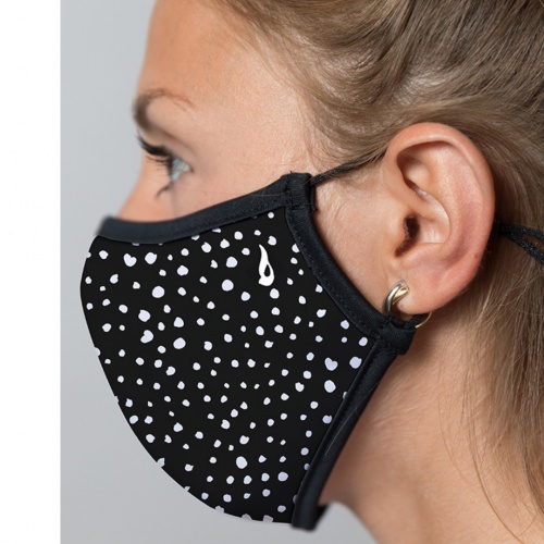 Mascarilla ABBACINO neopreno topos negro