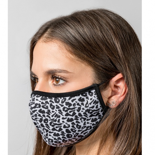 Mascarilla ABBACINO leopardo gris