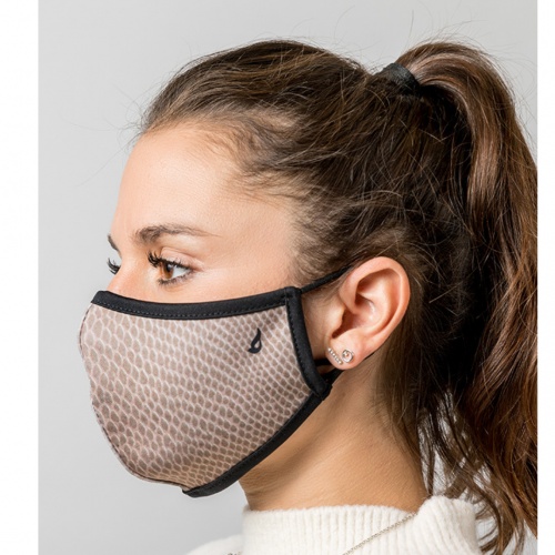 Mascarilla neopreno ABBACINO serpiente beige