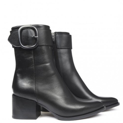 Botín de mujer piel hebilla ALPE SHOES.