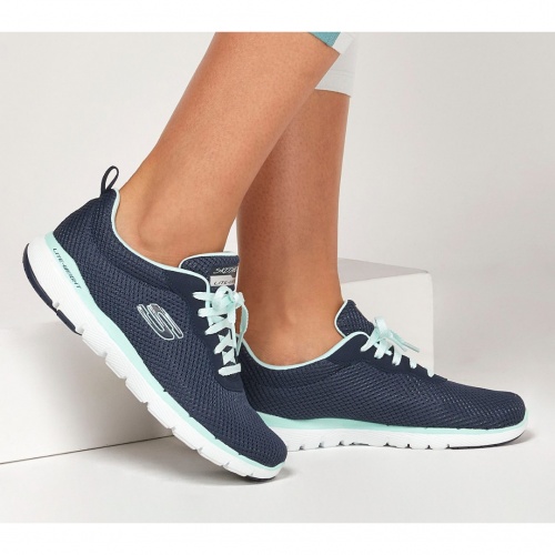 Deportivas de mujer urbanas Skechers 13070 azul