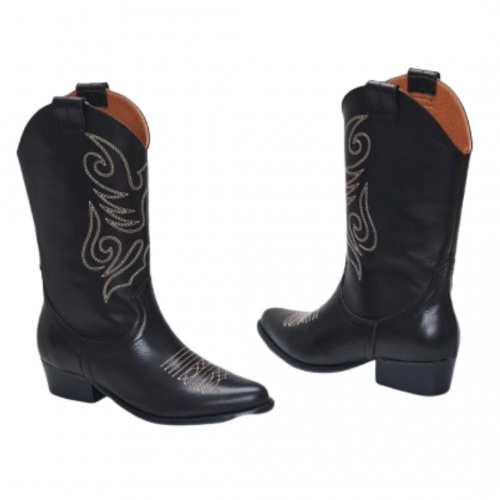 Bota de mujer campera negro