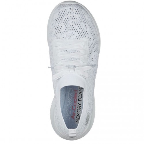 Deportiva Skechers blanca sin cordones