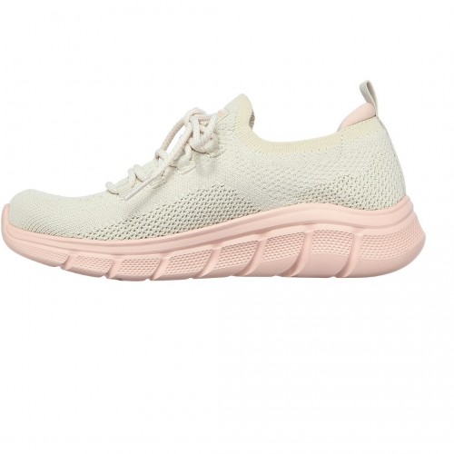 Deportiva de mujer SKECHERS Sport B Flex color beig y rosa