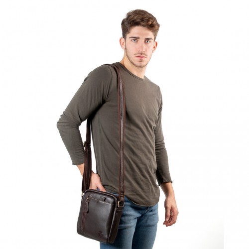 Bolso bandolera piel hombre Rosme