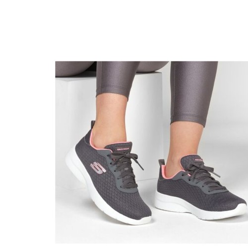 Combatiente cordura Licuar Deportiva mujer Skechers serie Dynamight color gris cerrada con cordon |  Complementos Garza