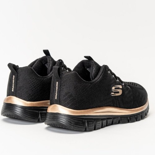 Zapatilla mujer skechers 12615 negro