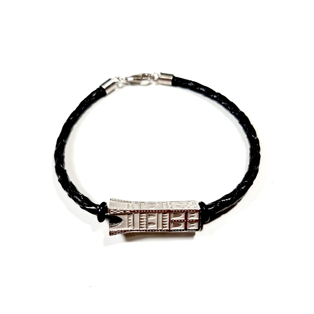Pulsera Torre Mudéjar de Teruel - Cuero - Unisex - Joyería J.Hernández