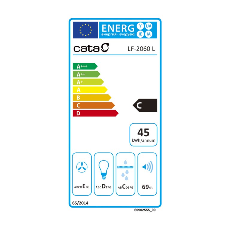 Etiqueta energética LF 2060 X