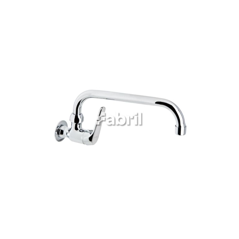 Grifo mural con tubo 24cm 1 agua cartucho 25