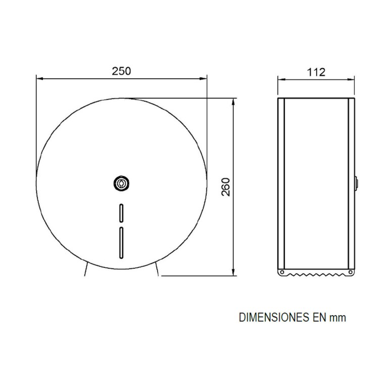 Dispensador papel Industrial 05001.S