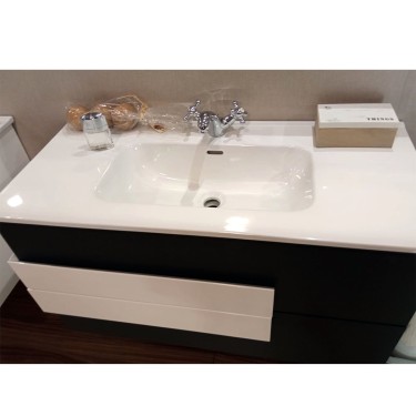 Cronos 1000 Conjunto mueble baño gris