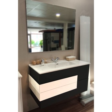 Cronos 1000 Conjunto mueble baño gris