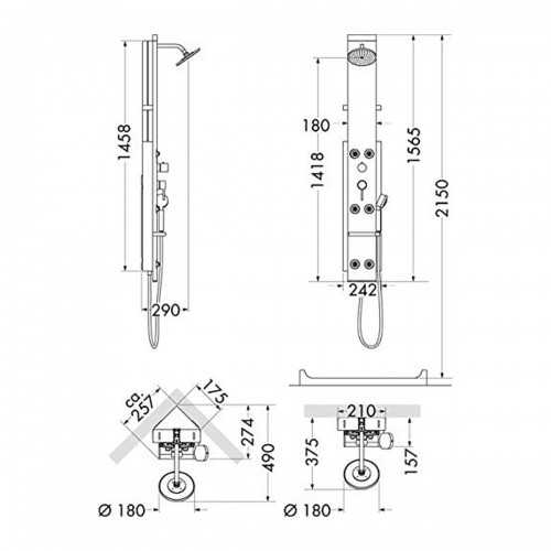 Medidas panel Pharo Lift