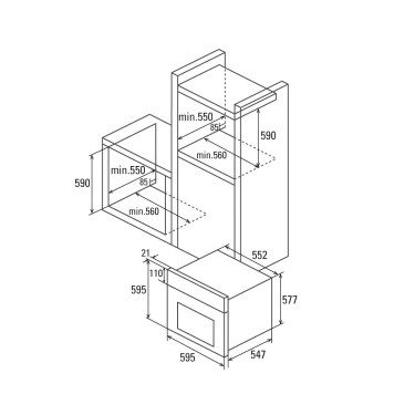 Horno Cata MDS 7208 WH