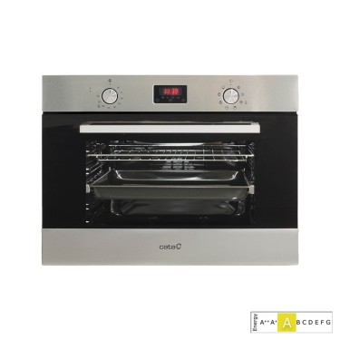 Horno compacto MD 5008 X cristal negro