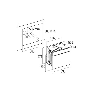 Horno Cata MRA 7108 BK