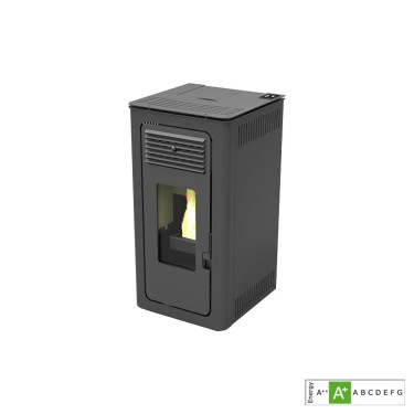 Estufa pellet Termat 8Kw negra