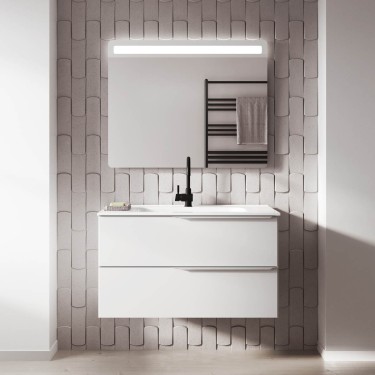 Conjunto mueble suspendido Mio 80 y lavabo