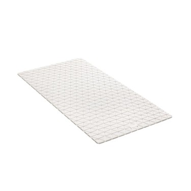 Alfombra baño Diamond 72x36 blanca