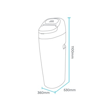 Medidas descalcificador Korman 25L