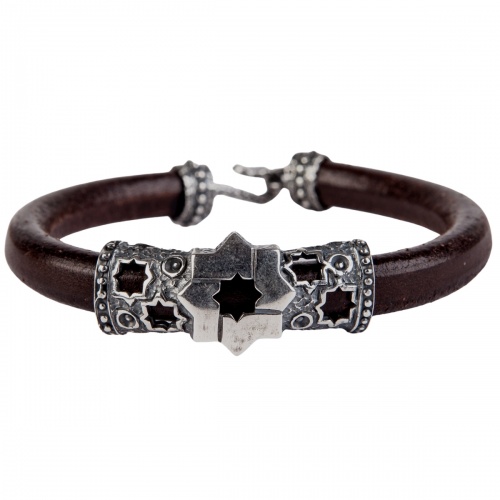 Pulsera Estrella Cuero