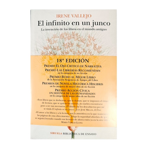 el infinito en junco portada