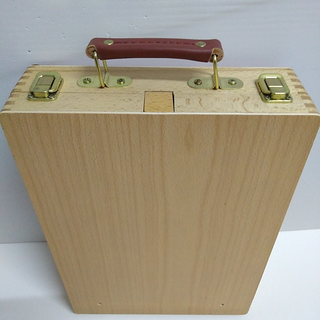 Hacia arriba censura tengo hambre Caja maletín madera caballete para pintor | Materialyzarte