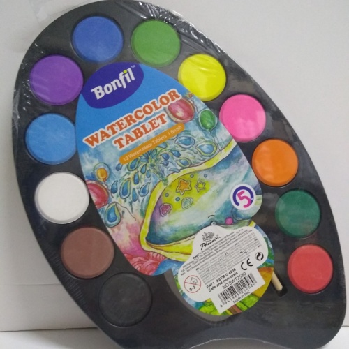 Paleta acuarela niños