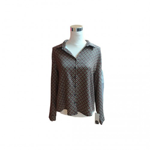 Camisa Sra estampado rombos
