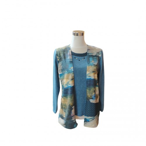 Camiseta sra estampados mostaza