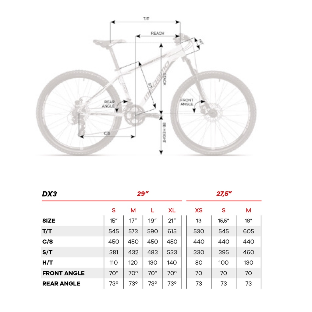 Bicicleta Megamo DX3 (21) Rueda 29 Talla XL Color negro | Repuestos Sánchez