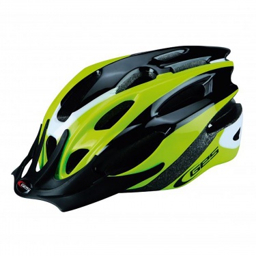 casco bici amarillo negro